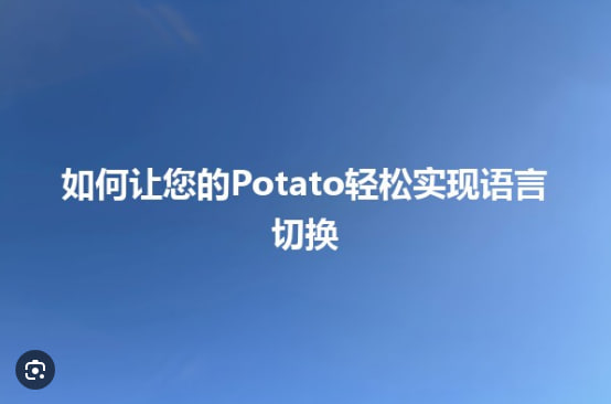 Potato Chat如何支持多语言？_土豆聊天软件